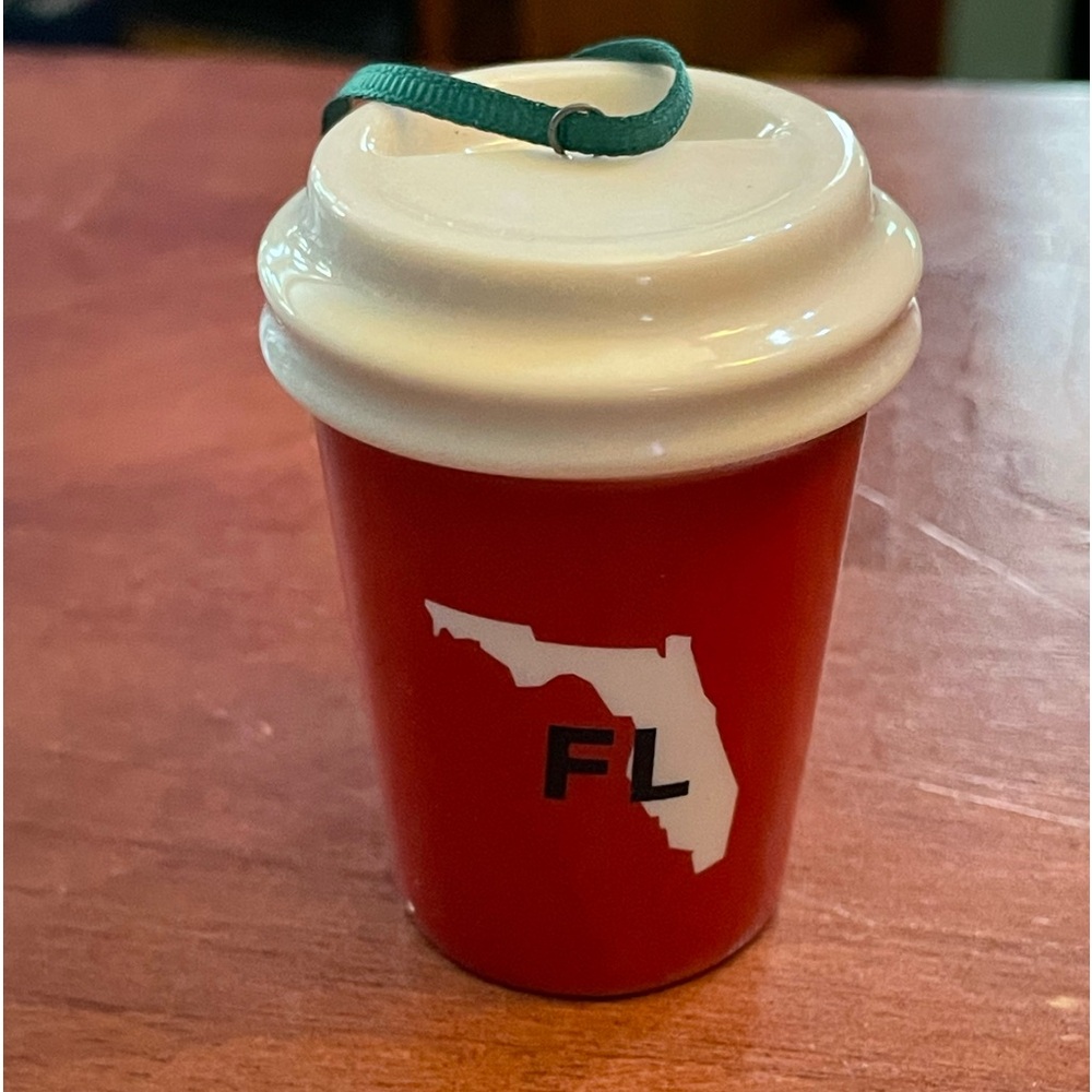 Starbucks Christmas Ornament - Ceramic Coffee Mug
